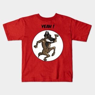 Yeah ! - Belgian Shepherd Kids T-Shirt